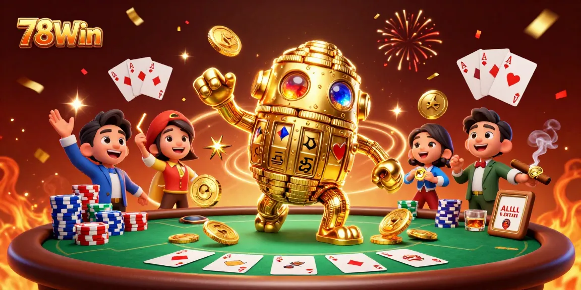 Experience the excitement of winning with 78Win's vibrant casino scene full of action