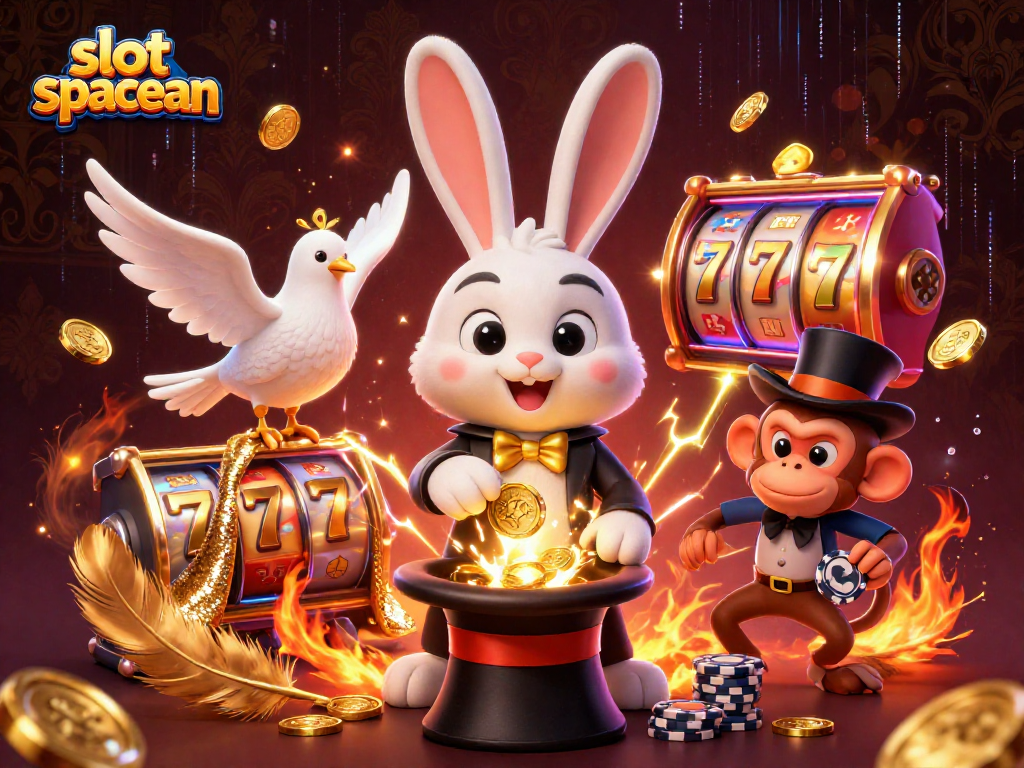 Spinning slot spaceman reels release sparkling golden coins and thrilling gameplay excitement.