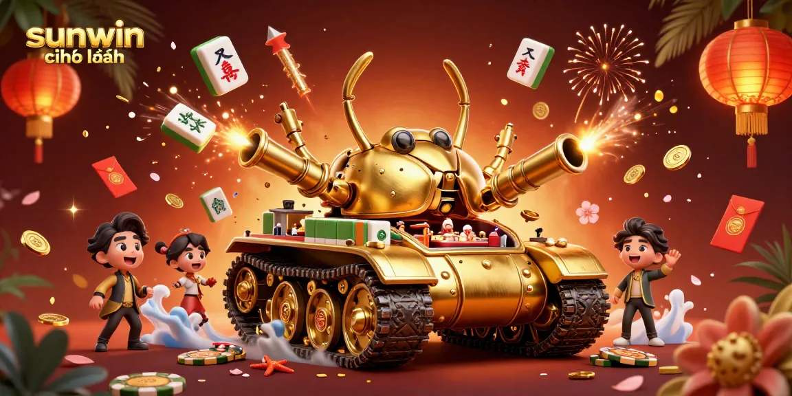 Engage in fun gaming with sunwin chính hãng as a vibrant casino scene comes alive through colorful 3D elements.